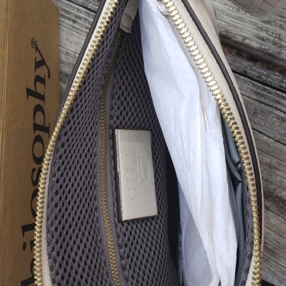 Fresh cream Holiday Collection with rare G.I.L.I. Leather Zip Tassel Wristlet - Picture 7 of 11